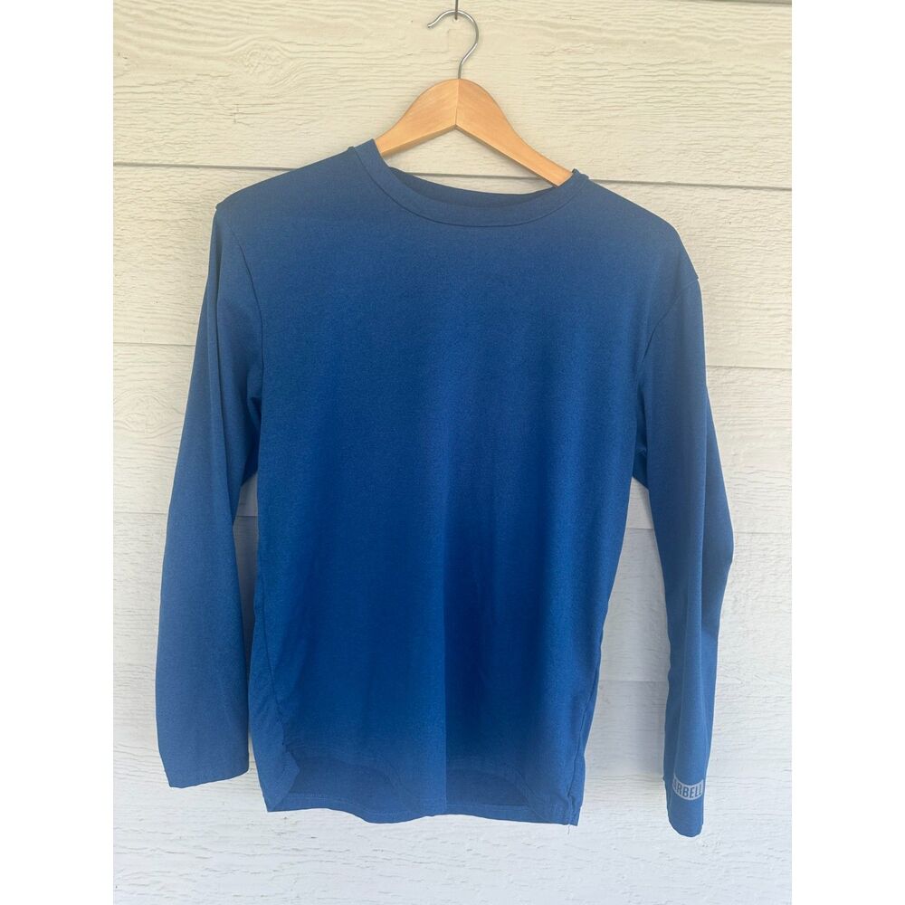 Barbell Apparel Long Sleeve Athletic Training Shirt Royal Blue Mens M